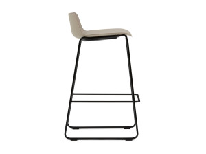 Рециркулированный материал сани офисный стул со спинкой