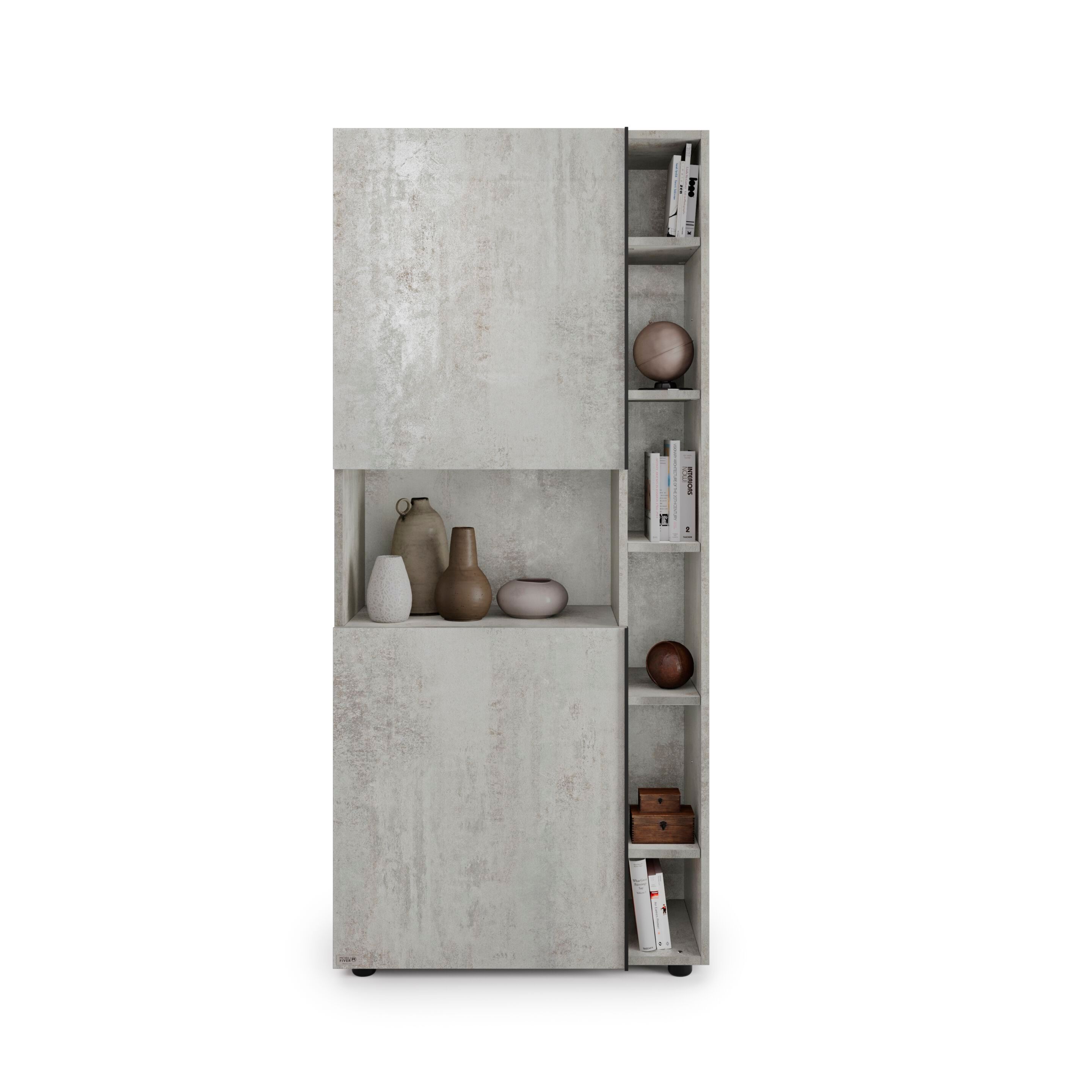 Настенный книжный шкаф из меламинированного материала Mobili Fiver ROMINA ARCH-00138664 - Вид №9