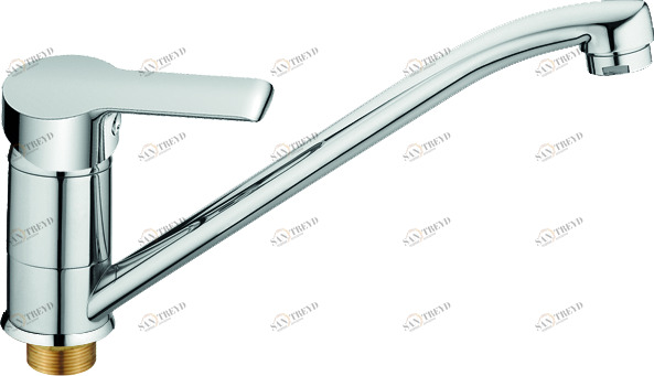 Смеситель для умывальника Rush Victoria VI7135-26 с укороч. поворотным изливом, хром 115221