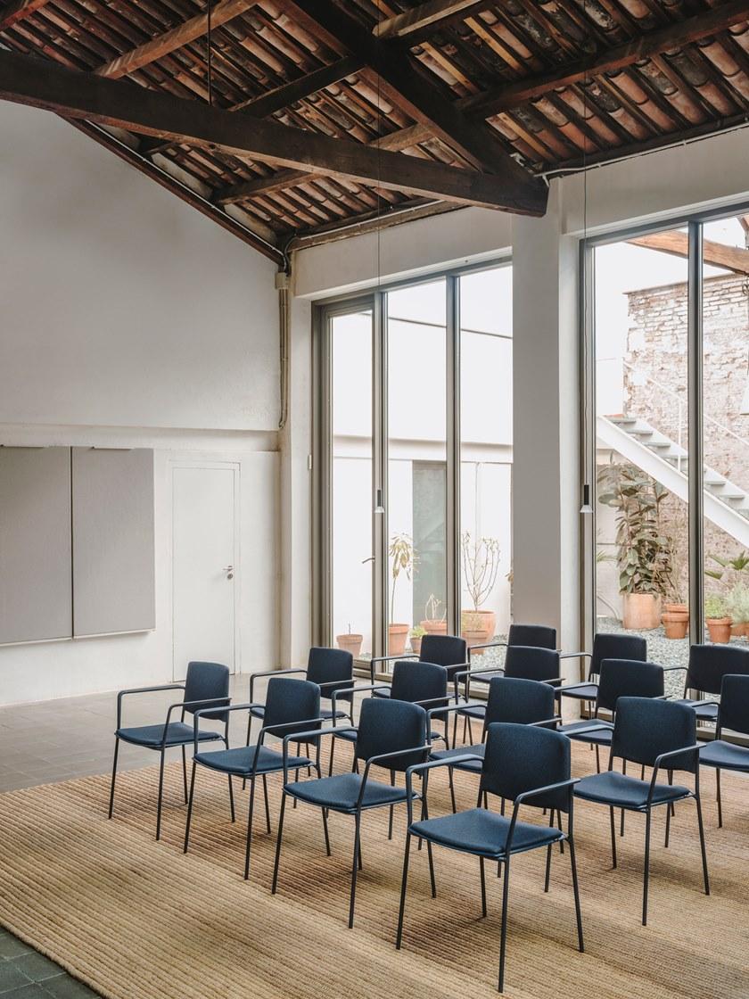 ENEA Штабелируемый тканевый стул с подлокотниками Ema sun-id-1445413 - Вид №13