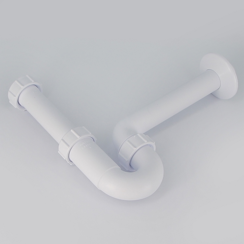 Сифон McAlpine трубный 1 1/4"х32 мм без выпуска с отв. трубой D32 мм и отражателем выход компресс. D=32 мм MRW8 - Вид №3