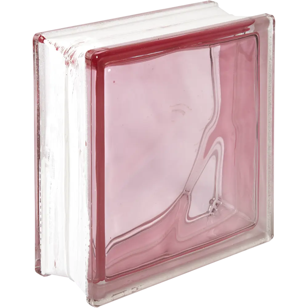 Стеклоблок Богема Волна цвет ярко-розовый 13470650 STLM-2178303 VITRABLOCK 