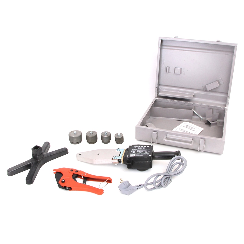 Набор монтажный GM Cobra ECO для сварки PPR-труб 1500 Вт 16-63 мм, насадки 20-40 мм, резак GM0002 - Вид №2