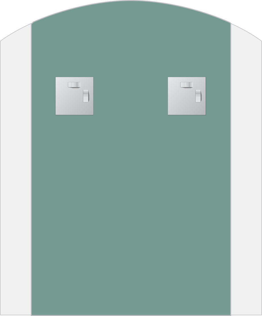 BY 0411 Зеркало с матированием EVOFORM Fashion - Вид №2