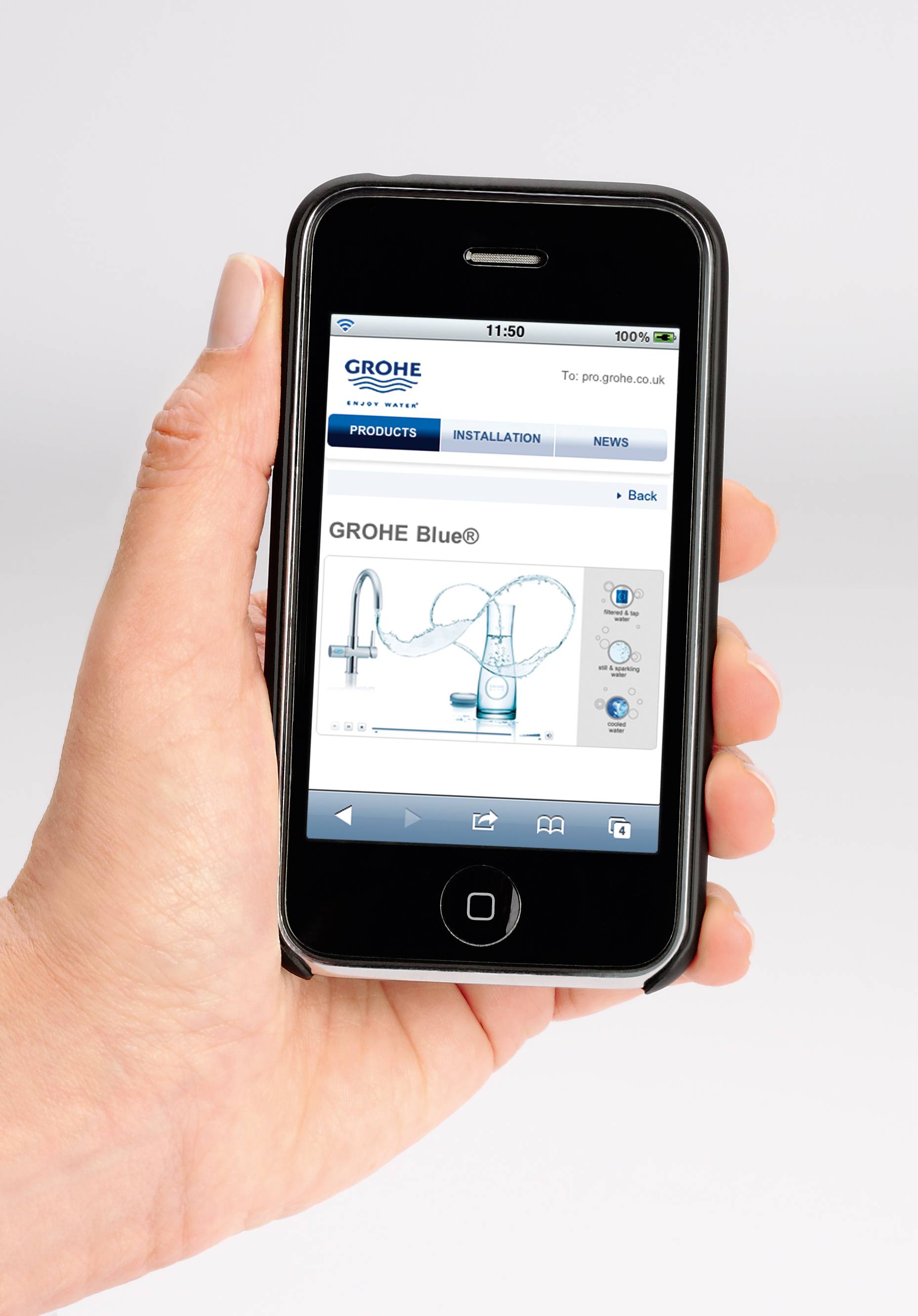 Стаканы для воды GROHE Blue (40437000) - Вид №3