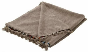 Ligne Roset Двухсторонний однотонный плед ручной работы из шерсти  11020815-11020816