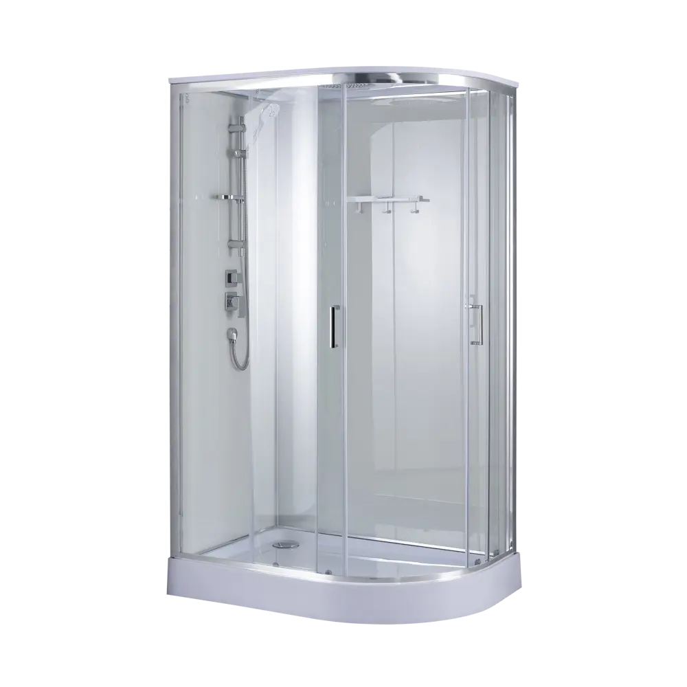 KONSENSA Borneo - угловая душевая кабина с крышей 120x80 см левая 89367265 STLM-1569165 - Вид №1