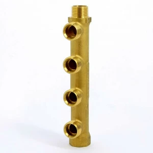 Коллектор НВ 3/4" TIEMME 4 выхода 3/4"ЕК 50мм