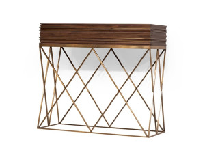 Прямоугольная консоль с ящиками