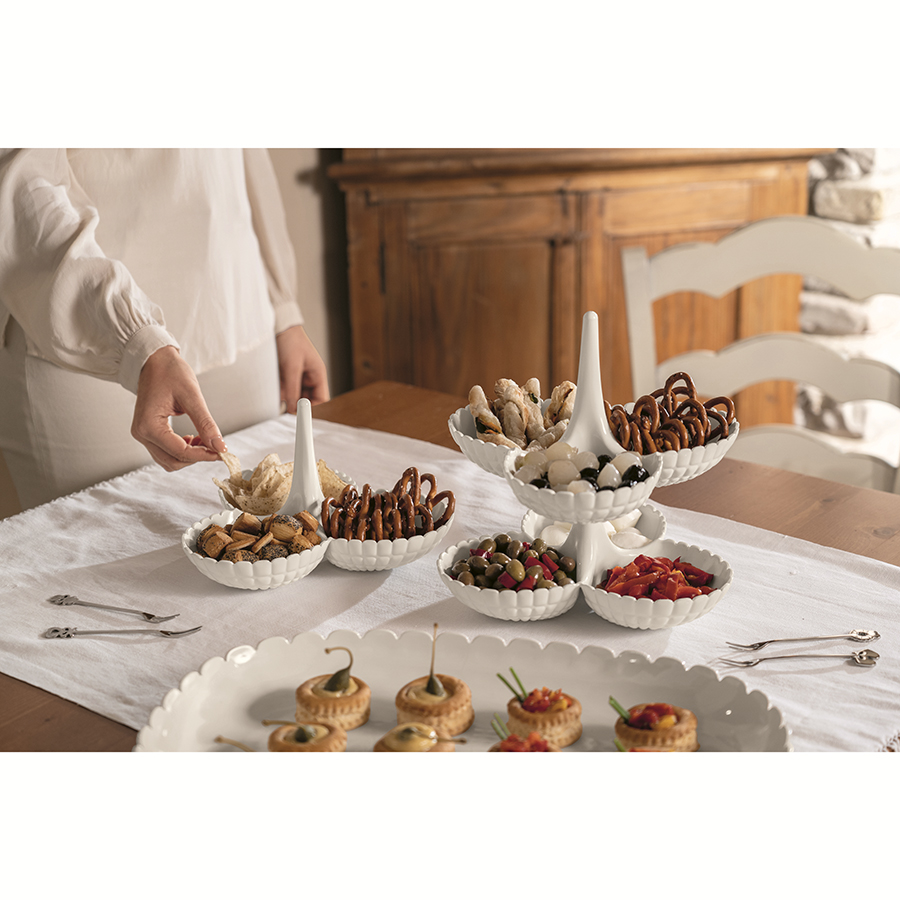 199201156 Набор менажниц tiffany, молочно-белый Guzzini  - Вид №2