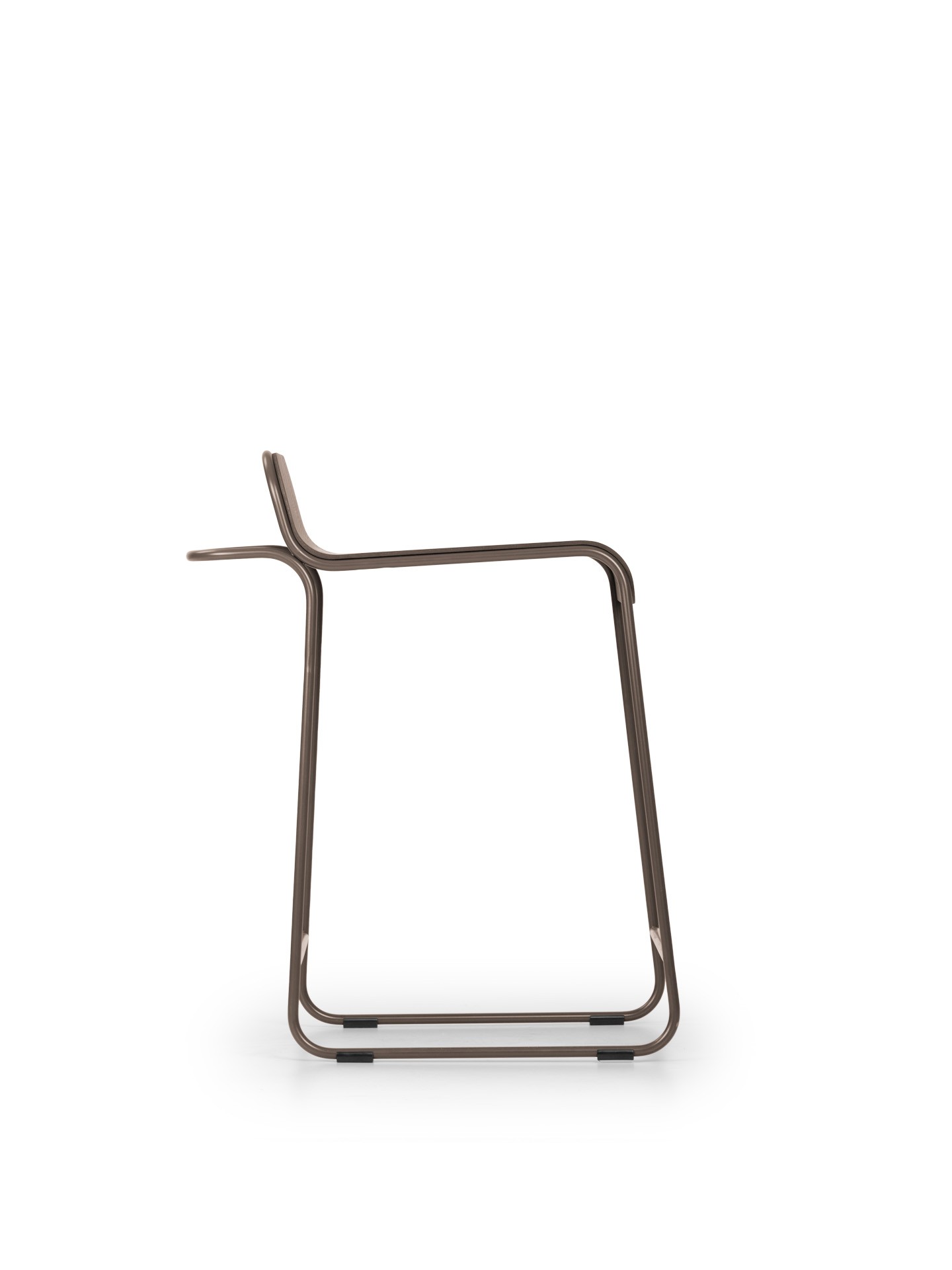 FL 5505 Low stool with steel sled base True Design Flow