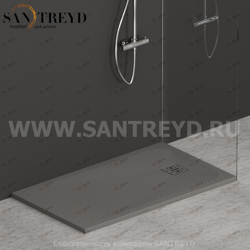 DP12070502 Душевой поддон 120х70 см цвет Агат Globo DOCCIAPIETRA Италия Ceramica Globo