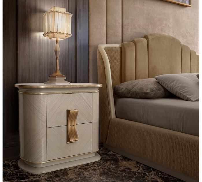 A.R. Arredamenti Прикроватная тумба с ящиками Oliver Ol87 - Вид №1