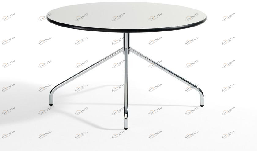 ENEA Круглый журнальный столик из HPL с основанием 4 звезды Oh! sun-id-1493917