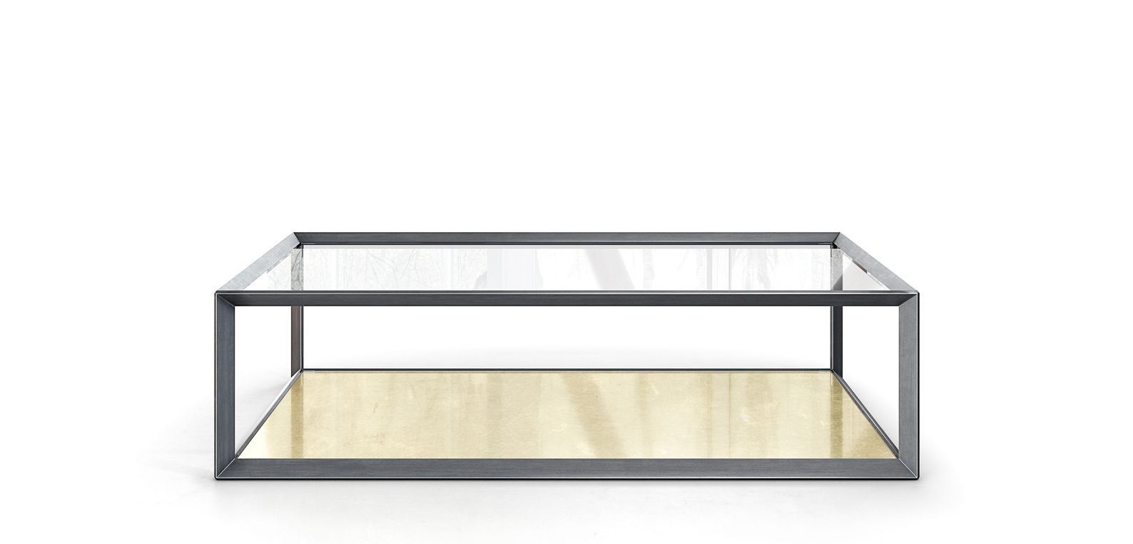 Низкий стол из стали и стекла ROCHE BOBOIS METALLICA ARCH-00073133 - Вид №5