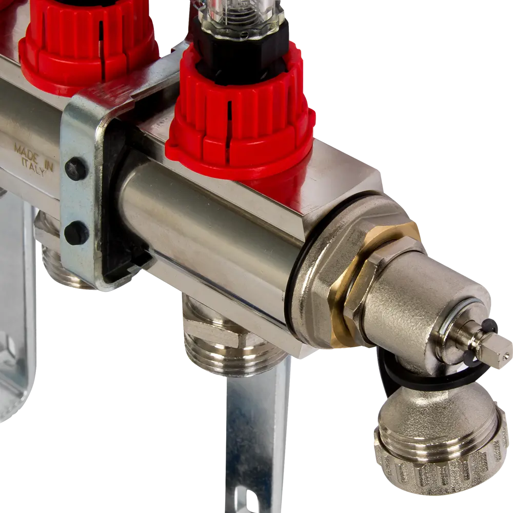 Коллекторная группа Uni-Fitt со встроенными расходомерами 1"х3/4" 4 выхода 440E4304 STLM-2007836 - Вид №6