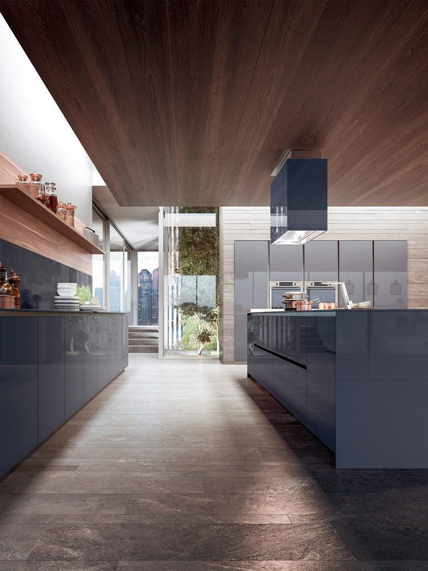 GD Arredamenti Модульная стеклянная кухня с островом Evolution sun-id-1459543 - Вид №4