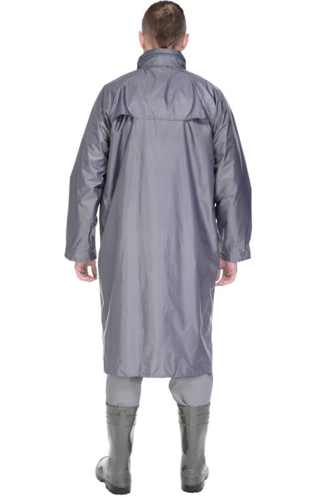 4957145 Плащ "Альбатрос ЛАЙТ" влагозащитный серый  Непромокаемая спецодежда  размер L  - Вид №7