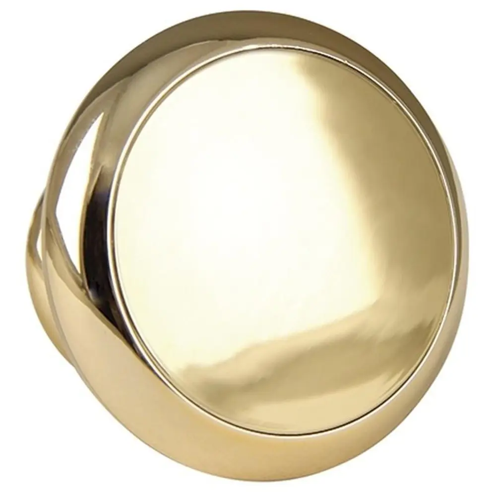 Мебельная ручка-кнопка Elikor 52 пластик цвет золото STLM-2024995