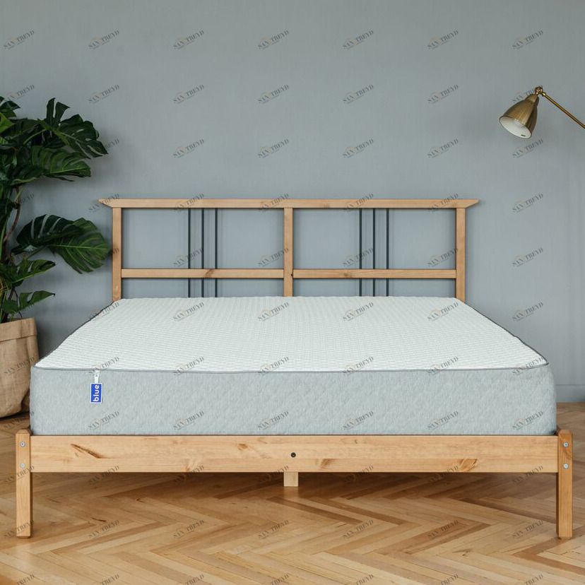 Матрас со съемным чехлом 120x200 Blue Sleep Hybrid BLUE SLEEP  131013 Белый;серый 