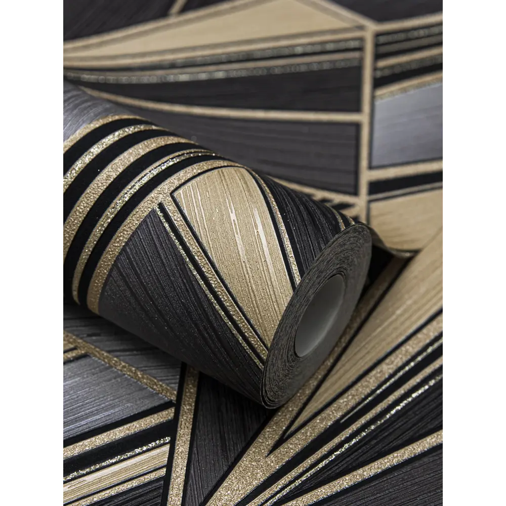 Обои Wallsecret Crystal - черно-золотая классика для изысканного интерьера 89024103 STLM-1401525 - Вид №2