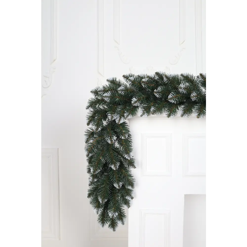 88579710 Гирлянда еловая Новая елка с белыми кончиками 2 м STLM-1377073 НОВАЯ ЁЛКА  - Вид №6