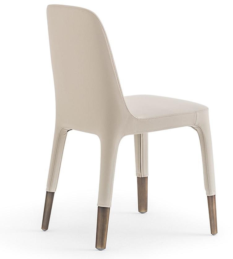 Pedrali Обитый кожаный стул для ресторана Ester 691 - Вид №12