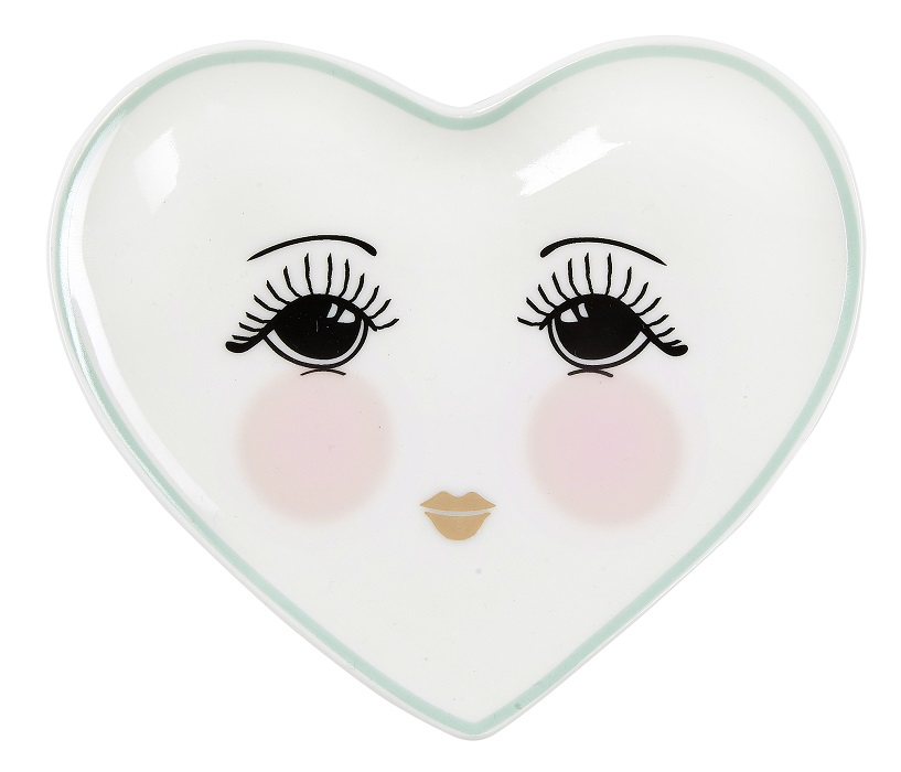 4970147 Тарелка В Форме Сердца Candy Open Eyes 12х11 См Miss Etoile 