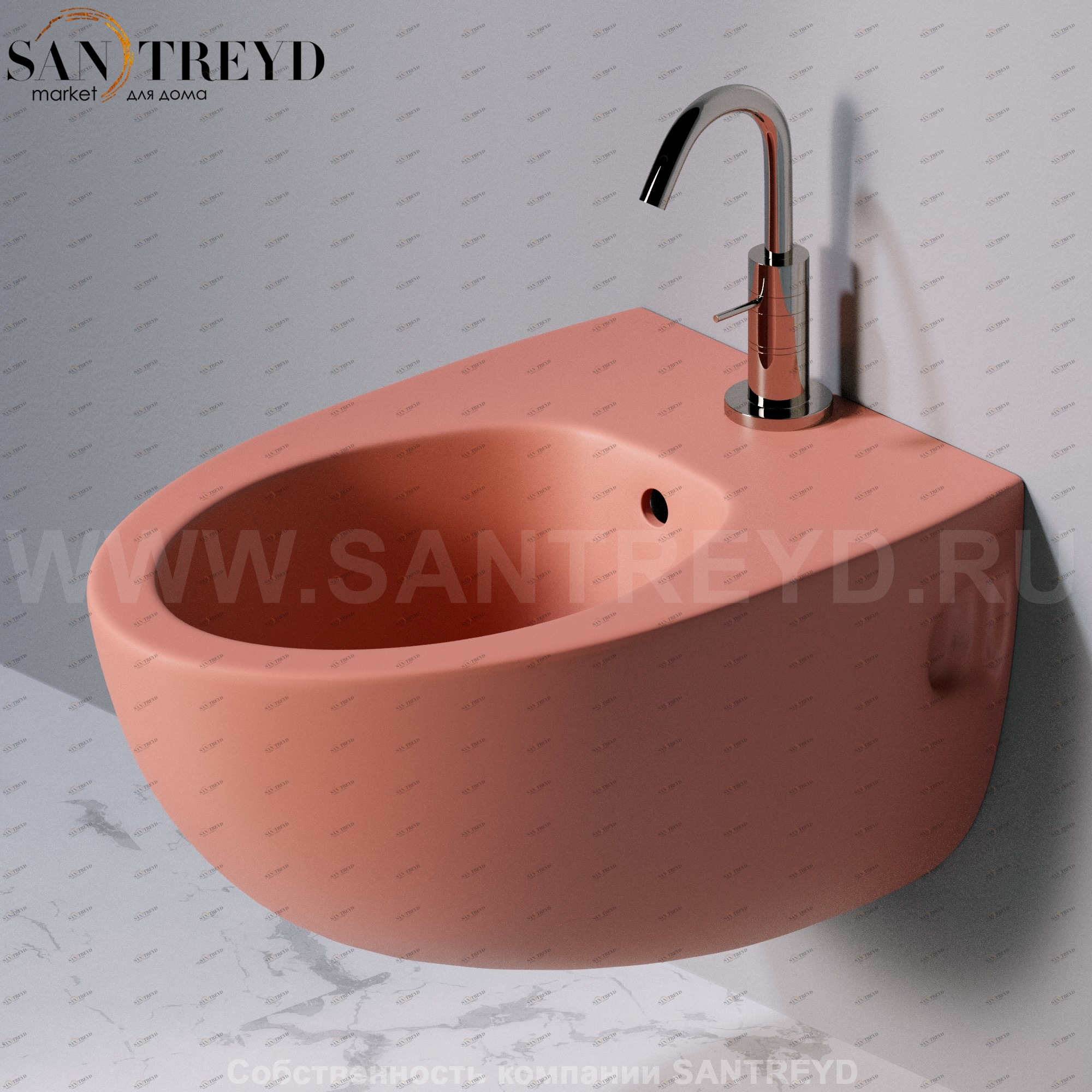 S512.142 Биде подвесное OVAL A. e T. Italia AeT ITALIA