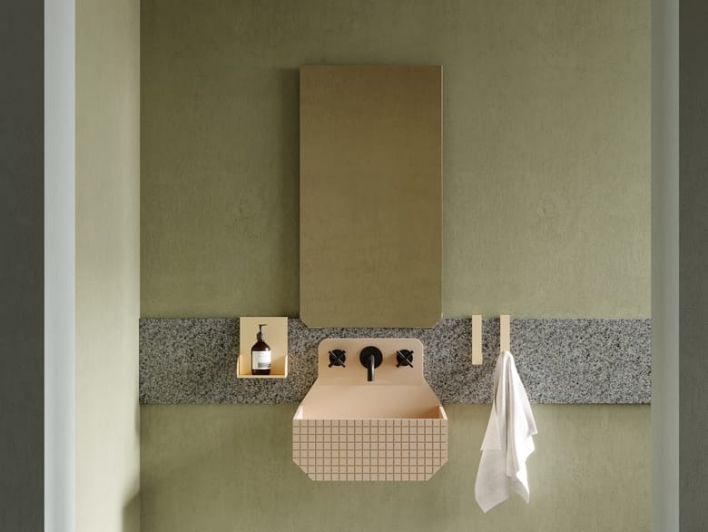 Прямоугольное настенное зеркало для ванной комнаты Ex.T Frieze ARCH-00029667