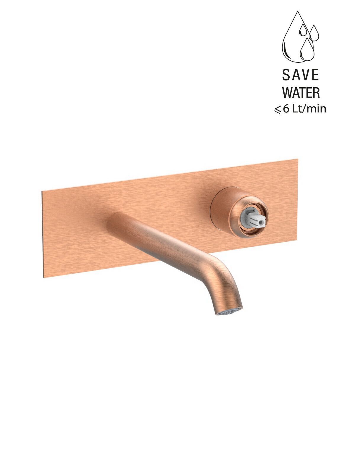 Настенный смеситель для раковины с 2 отверстиями без слива Rubinetterie Frattini Pepe XLS ARCH-00148159 - Вид №27