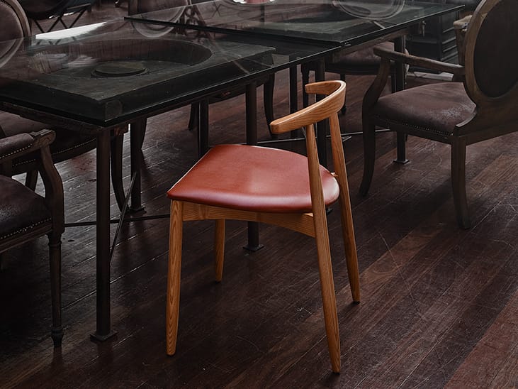 Деревянный стул ресторана с открытой спинкой More Contract Joanna ARCH-00011034 - Вид №2