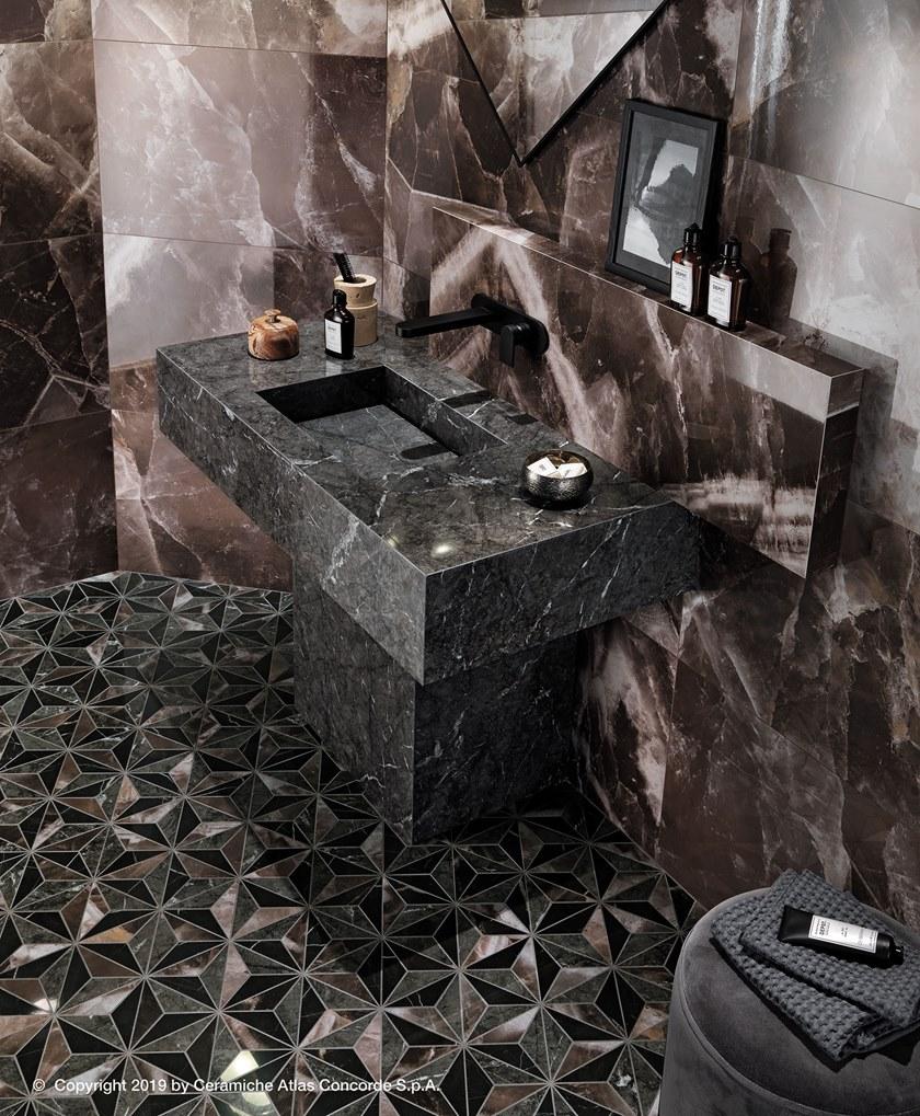 Atlas Concorde Белая плитка для стен с эффектом мрамора Marvel dream sun-id-1460935 - Вид №39