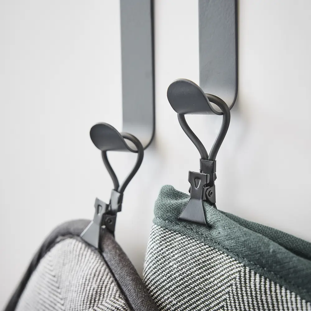 87822814 Набор крючков для полотенец Delinia цвет черный 5 шт STLM-1072931  - Вид №3