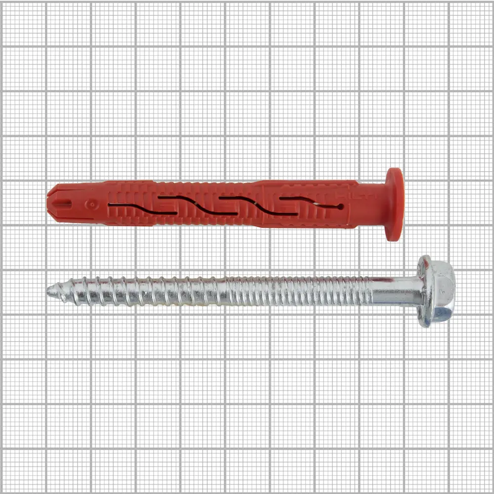 Дюбель фасадный Hilti HRD-H 10x80 мм нейлон/оцинкованная сталь цвет красный 20 шт STLM-2004299 - Вид №3