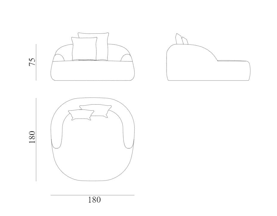 Ткань сад кровать Exteta Палау ARCH-00066362 - Вид №9