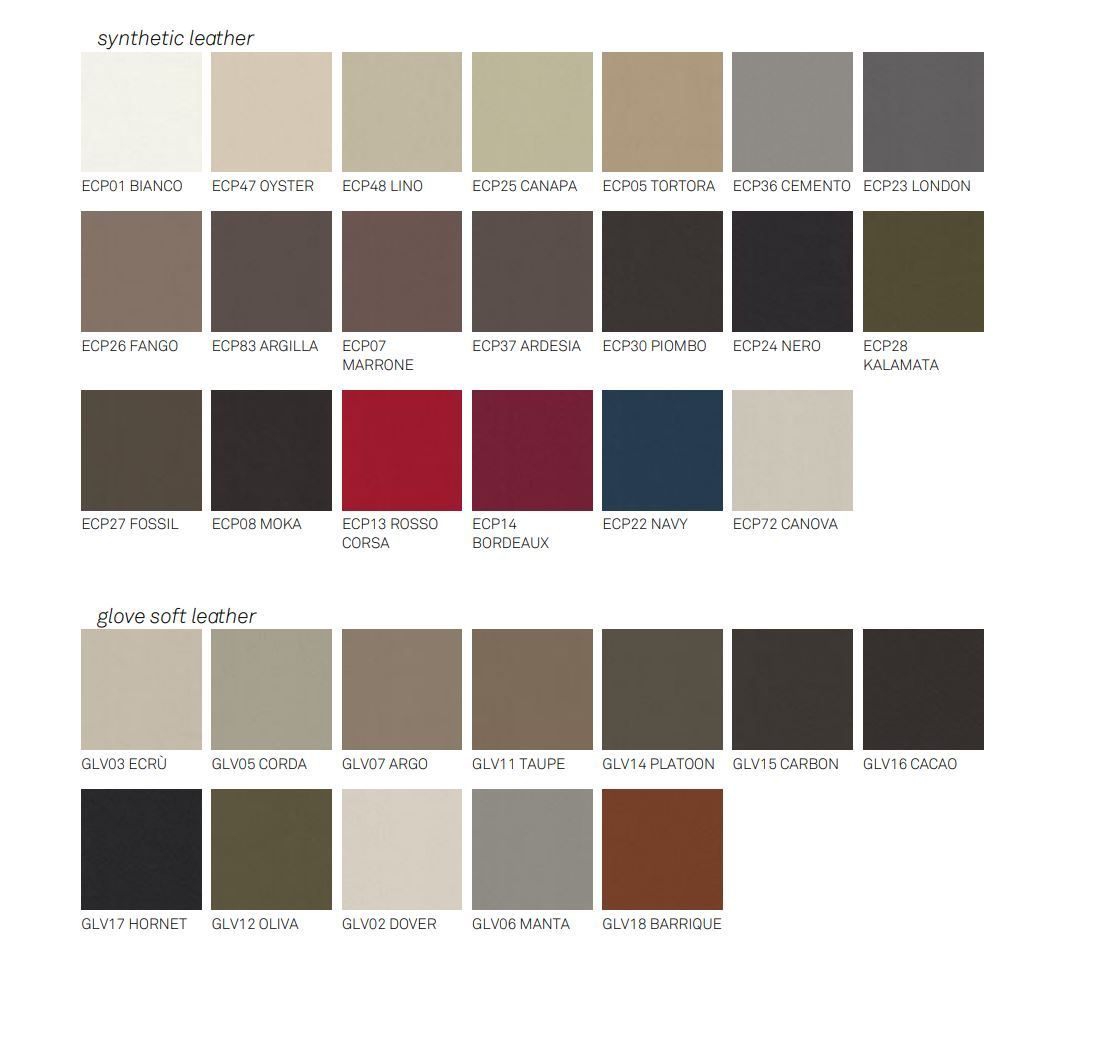 Кожаный мягкий стул с подлокотниками Cattelan italia Magda ARCH-00063489 - Вид №6