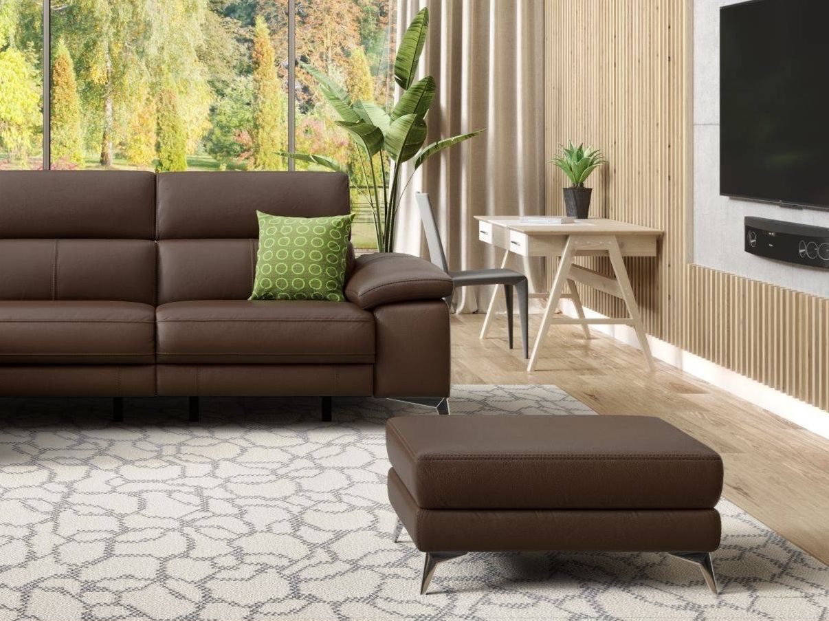 Кожаная мягкая подставка для ног Sofanella MILANO ARCH-00028331 - Вид №1