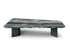 Низкий мраморный журнальный столик