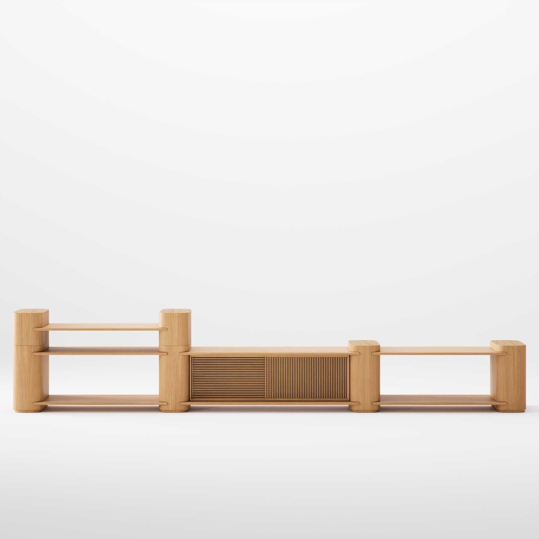 Секционная деревянная двухсторонняя решетка Wewood Path ARCH-00130012 - Вид №10