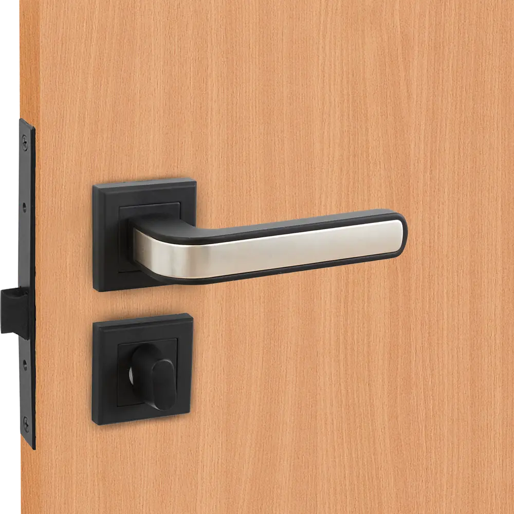 Дверные ручки Edson 360-Z01, с запирания, цвет черный 85063854 STLM-2137496  - Вид №6
