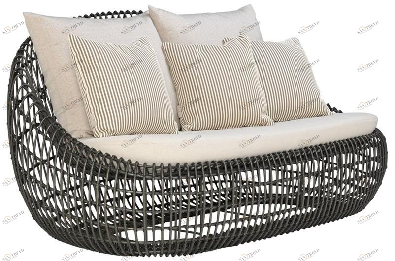 JANUS et Cie Диван из алюминия и 2-местный janusfiber ™ Vino sun-id-1362064