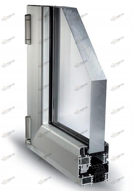 ALsistem Распашное окно из алюминия с терморазрывом Matic sun-id-1385037