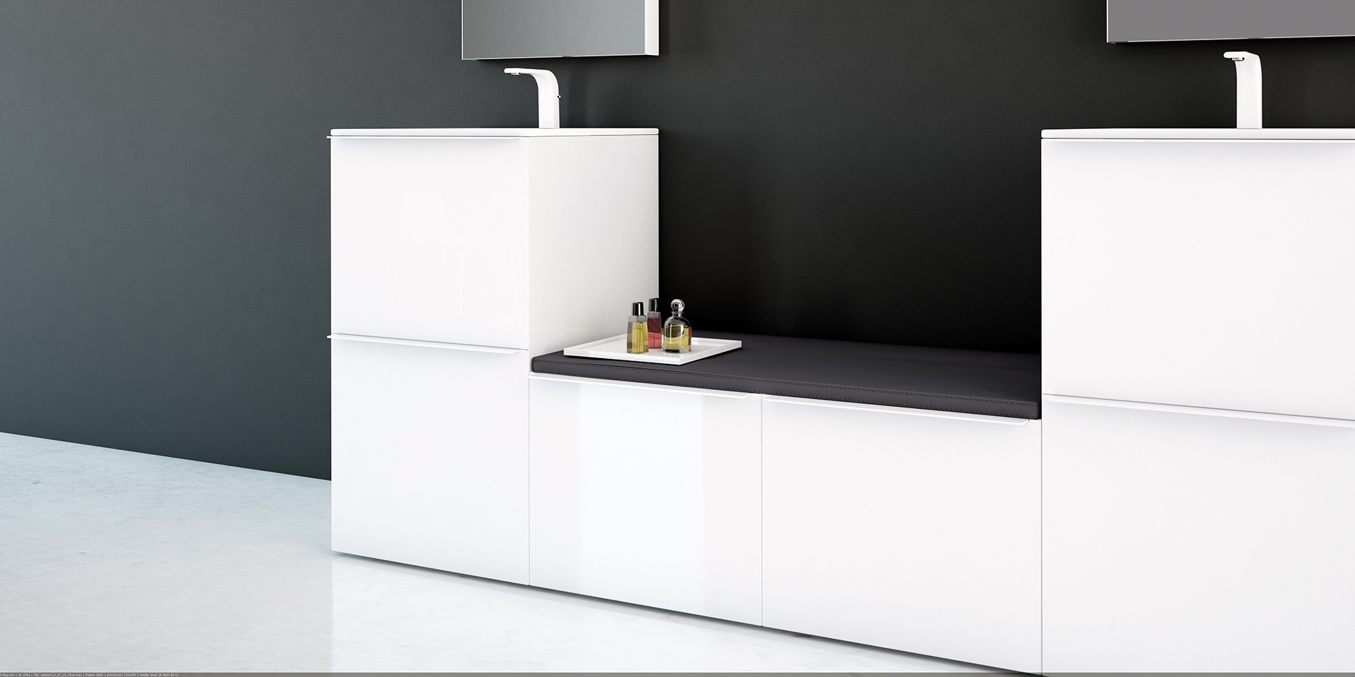 Модуль-тумба с 2 ящиками KA003B Inbani Ка - Вид №2