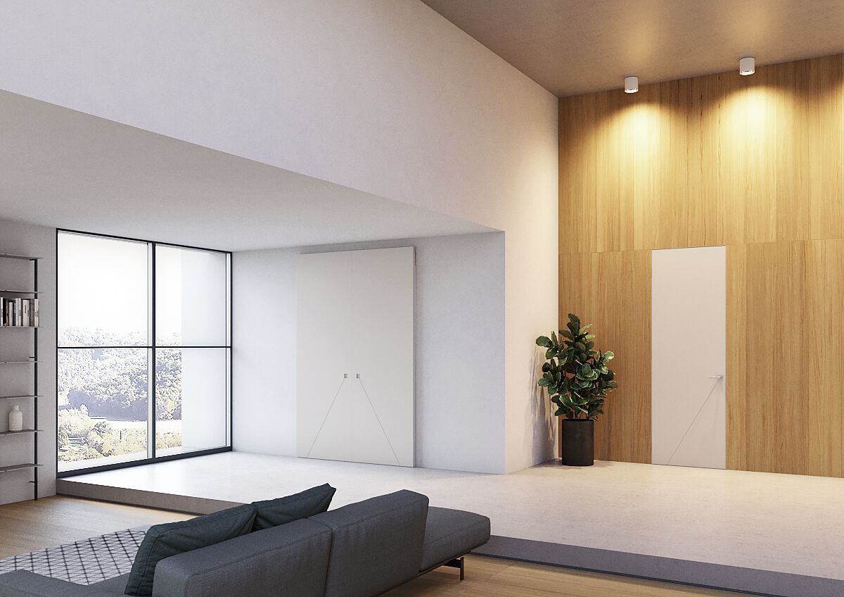 Деревянная дверь PIVATO le porte LEGGERA ARCH-00022769 - Вид №2