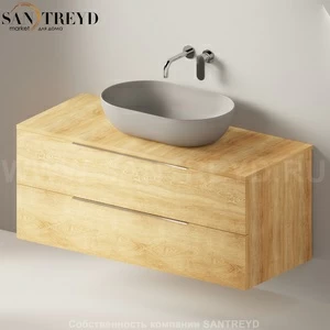 Flaminia BOX Настенная тумба для раковины 120 см с 2-мя ящиками BX949.WQ