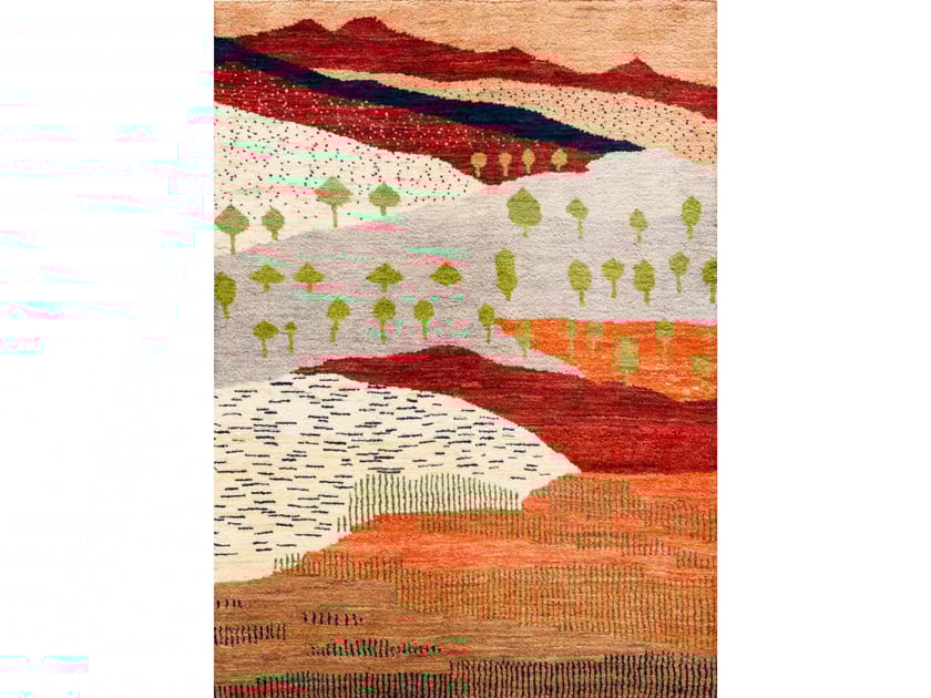Прямоугольный шерстяной ковер Zollanvari Gabbehs Landscapes ARCH-00060773