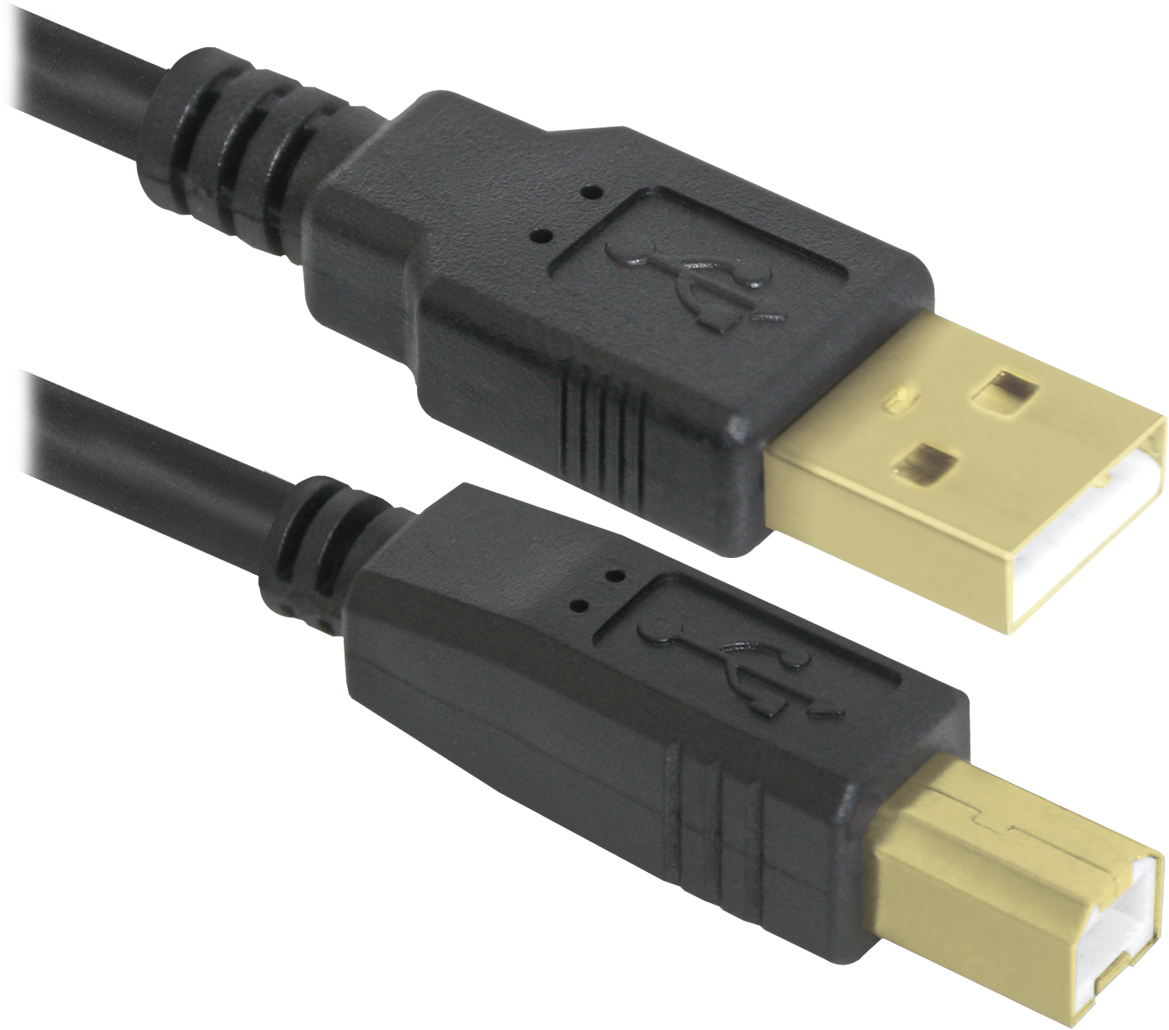 87430 usb кабель usb04-06pro usb2.0 am-bm, 1.8м Defender Santreyd 