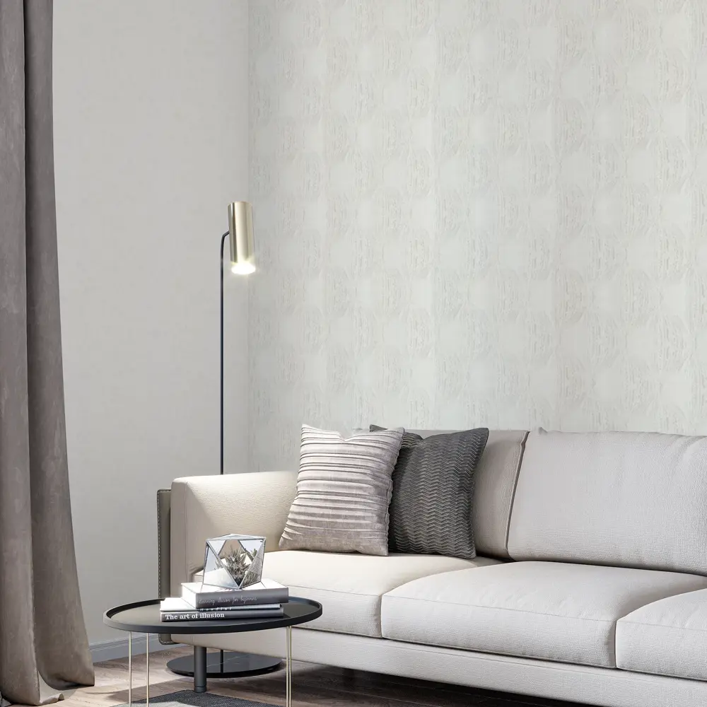 Обои флизелиновые Home Color Atmosphere белые 1.06 м HC71660-11 82818846 STLM-2052122 - Вид №3