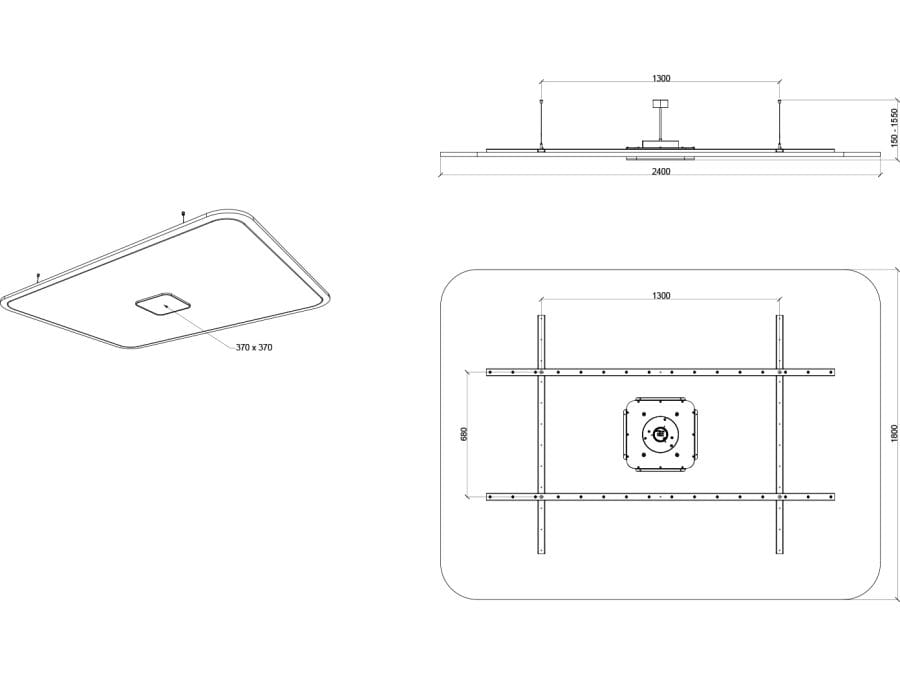 Рециркулированная пластиковая подвесная акустическая панель IMPACT ACOUSTIC® TETRA ARCH-00151073 - Вид №3